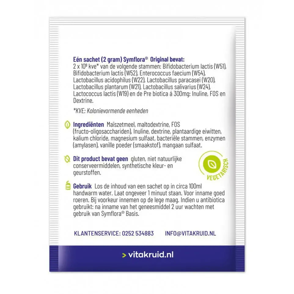 Vitakruid Symflora original 30 sachets (afbeelding 3)