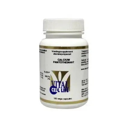 Vital Cell Life Vitamine B5 calciumpantothenaat 200 mg 100 vcaps