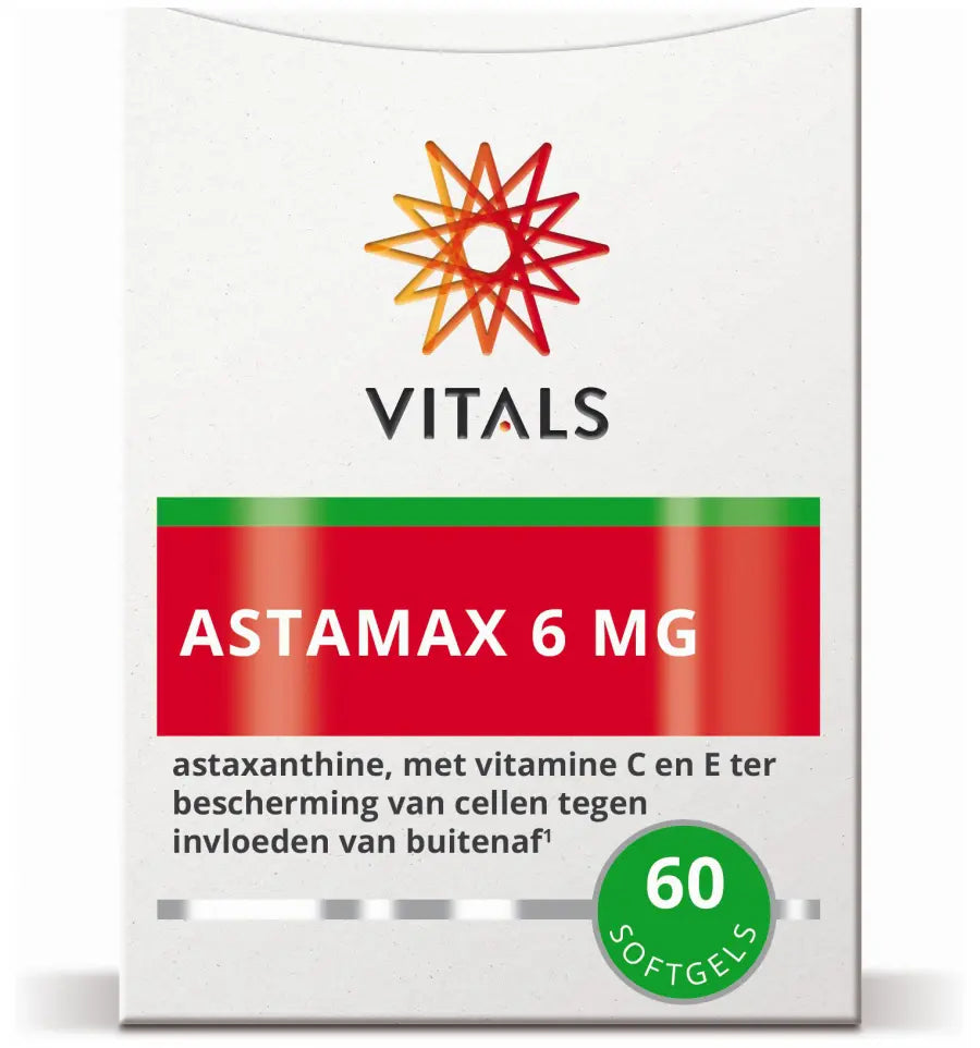 Vitals Astamax 6 mg 60 softgels (afbeelding 3)