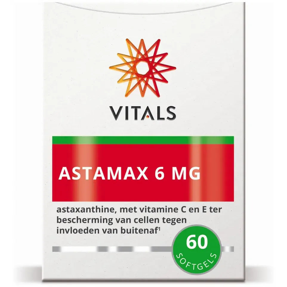 Vitals Astamax 6 mg 60 softgels (afbeelding 3)