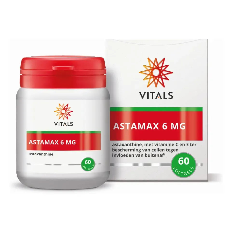 Vitals Astamax 6 mg 60 softgels (afbeelding 2)