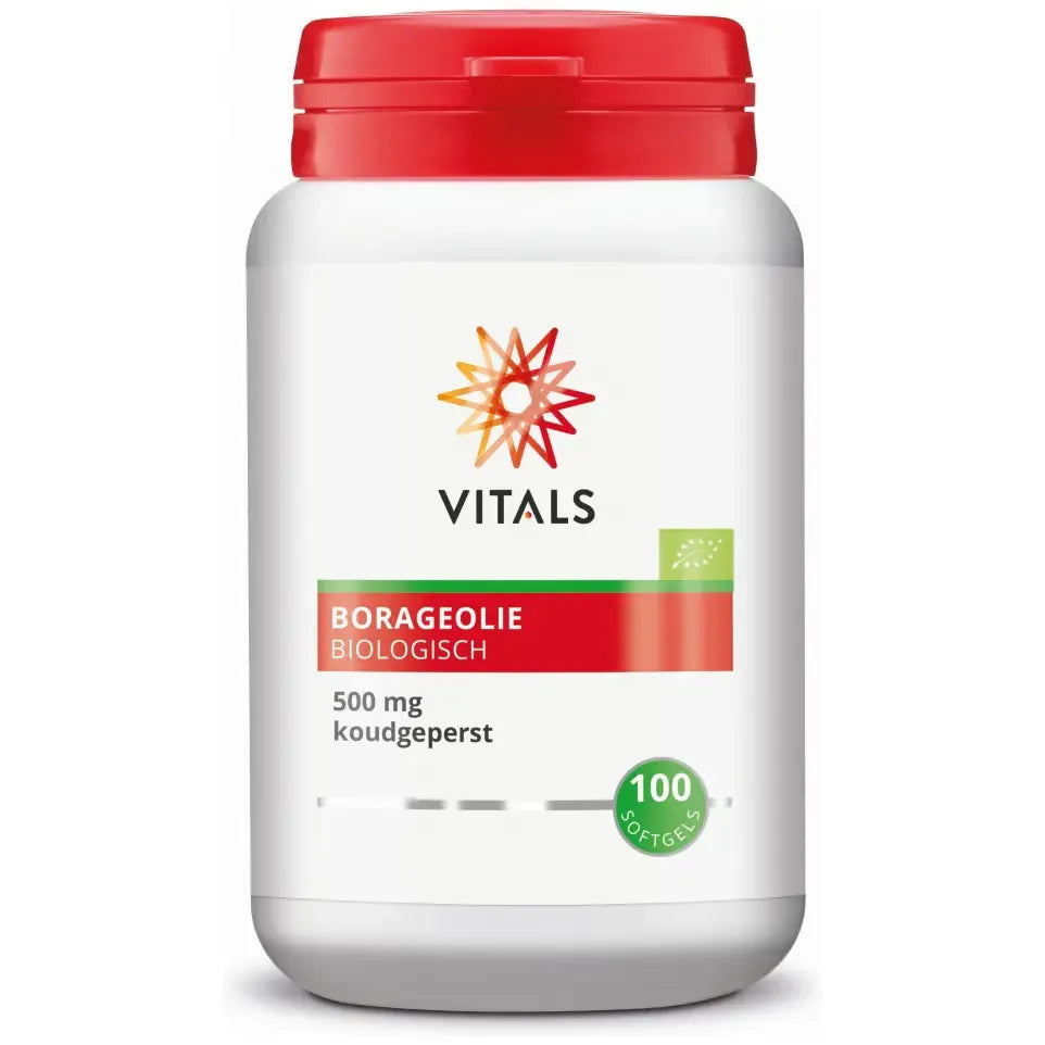 Vitals Borageolie 500 mg 100 softgels