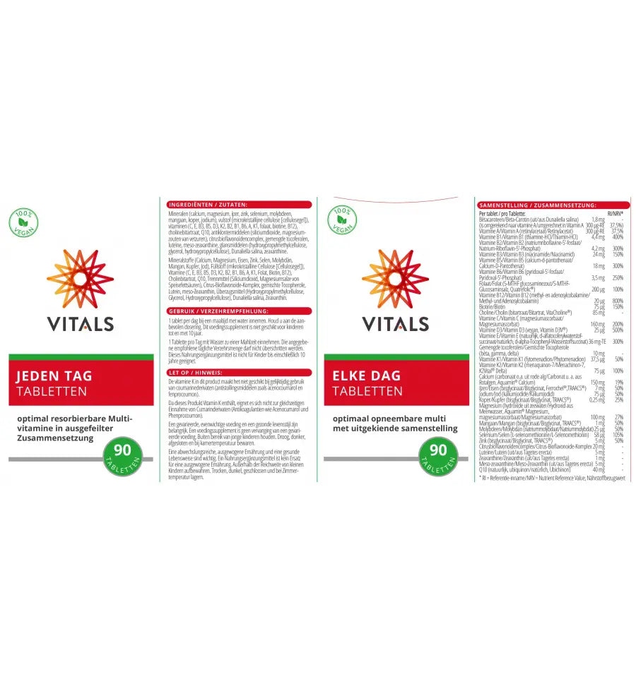 Vitals Elke dag 30 tabletten (afbeelding 4)