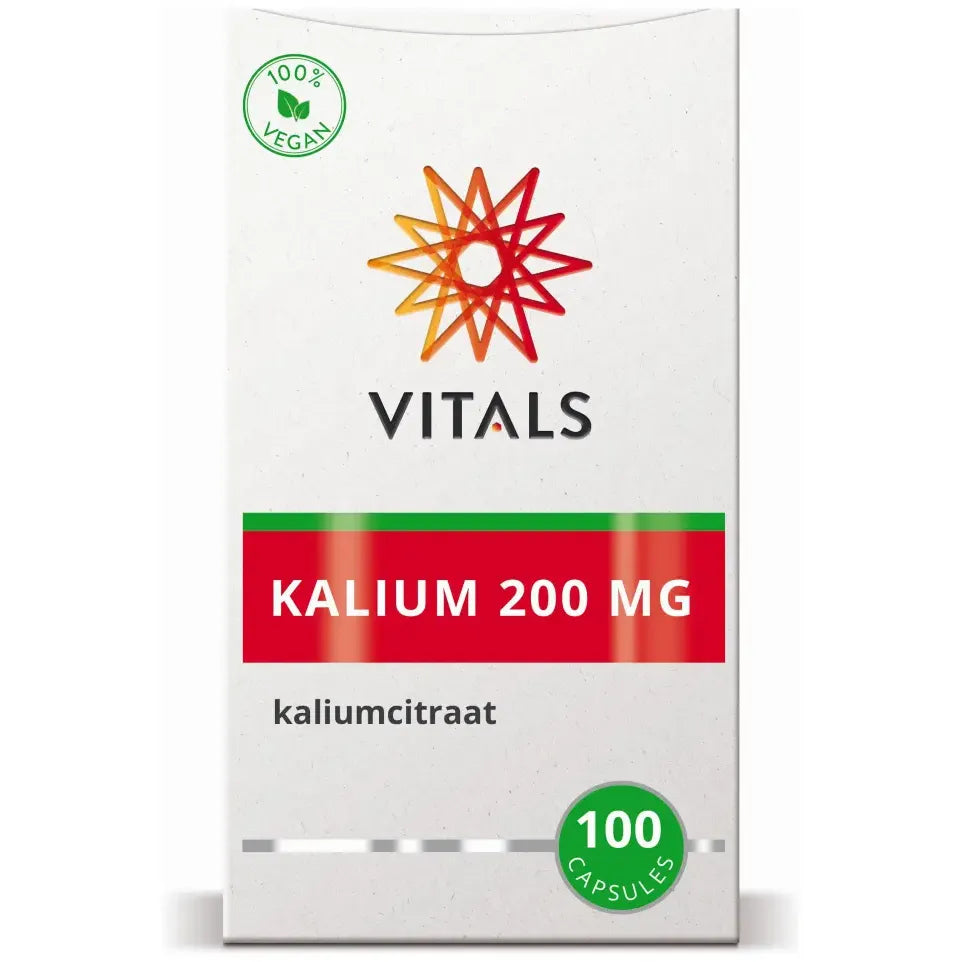Vitals Kalium citraat 200 mg 100 capsules