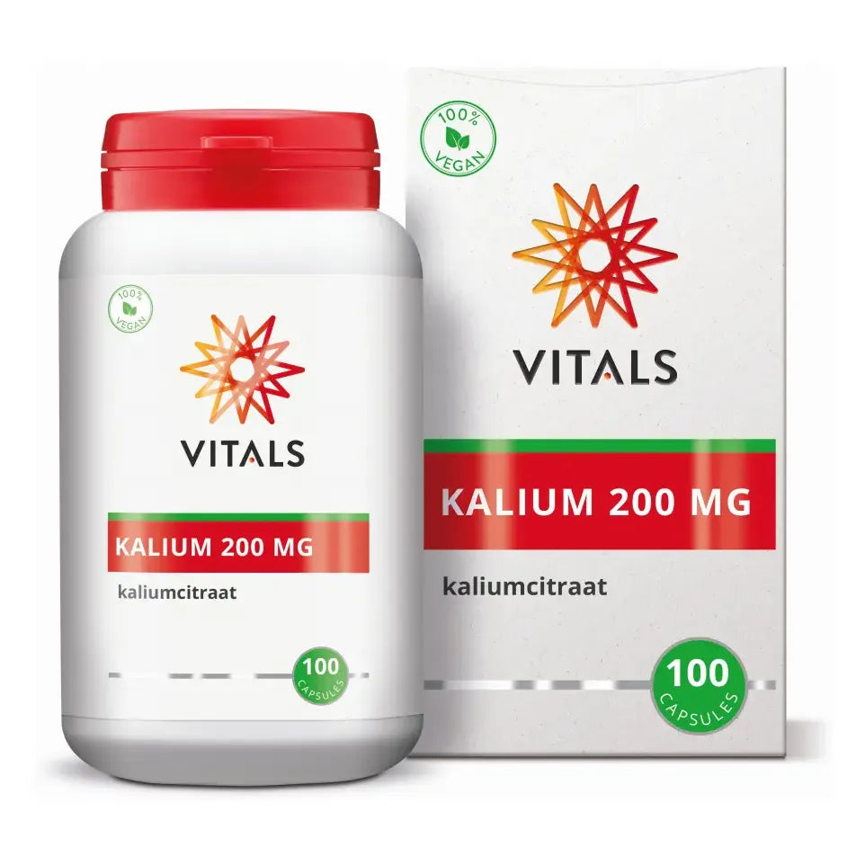 Vitals Kalium citraat 200 mg 100 capsules