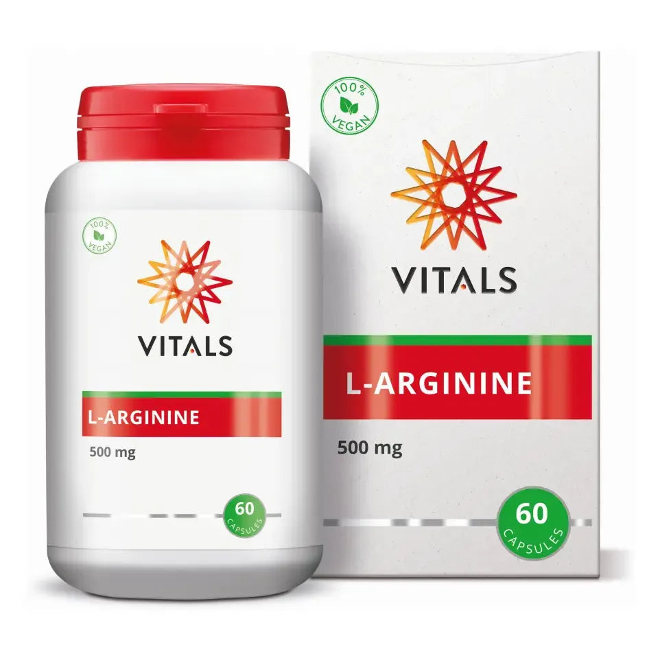 Vitals L-arginine 500 mg 60 vcaps