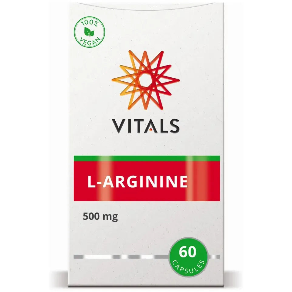 Vitals L-arginine 500 mg 60 vcaps