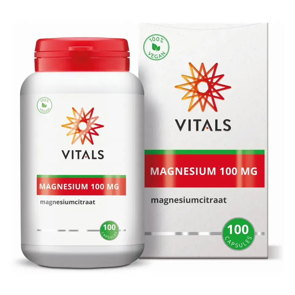 Vitals Magnesiumcitraat 100 mg 100 capsules