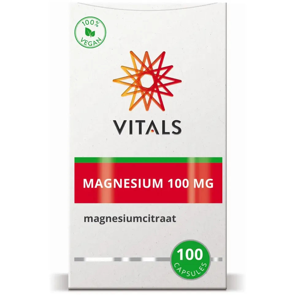 Vitals Magnesiumcitraat 100 mg 100 capsules