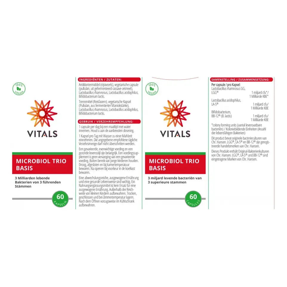 Vitals Microbiol Trio Basis 60 vcaps