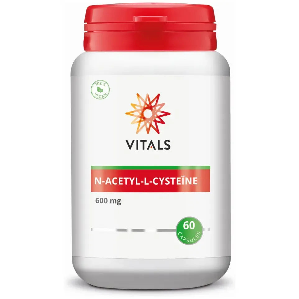 Vitals NAC N-Acetyl-L-cysteine 600 mg 60 vcaps