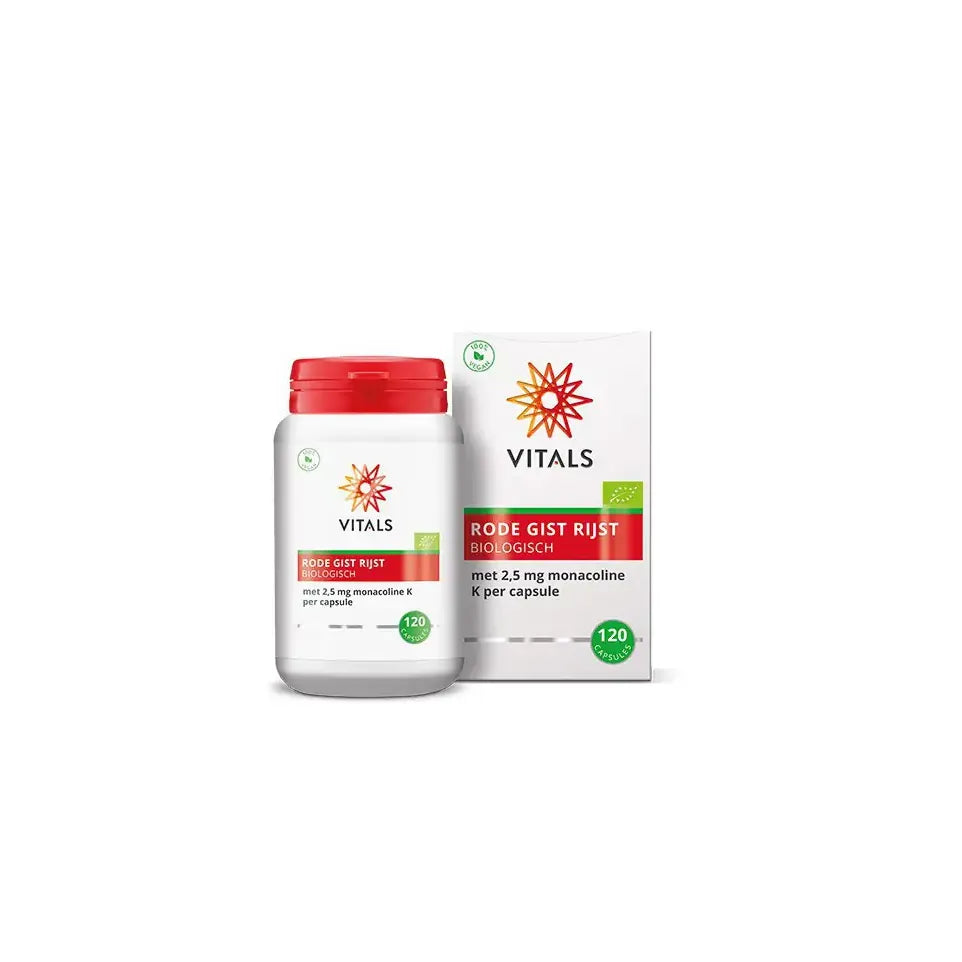 Vitals Rode Gist Rijst 120 capsules