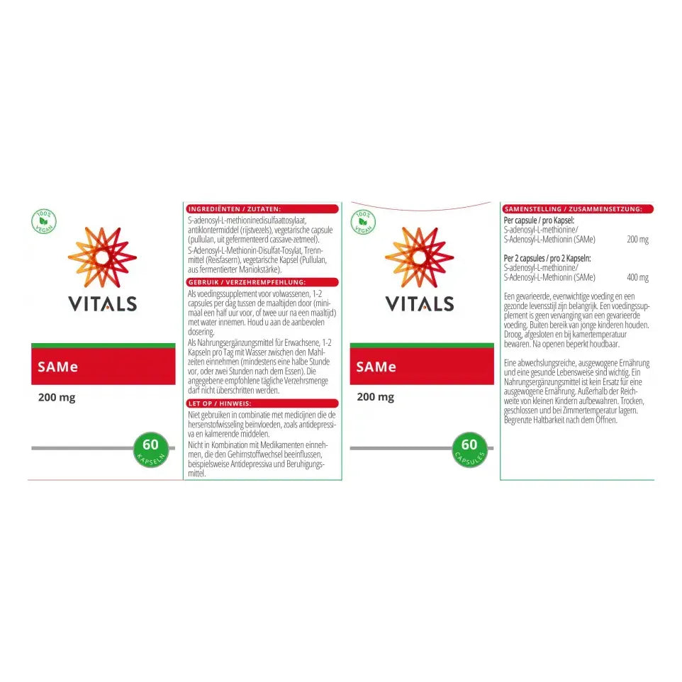 Vitals SAME 200 mg 60 vcaps