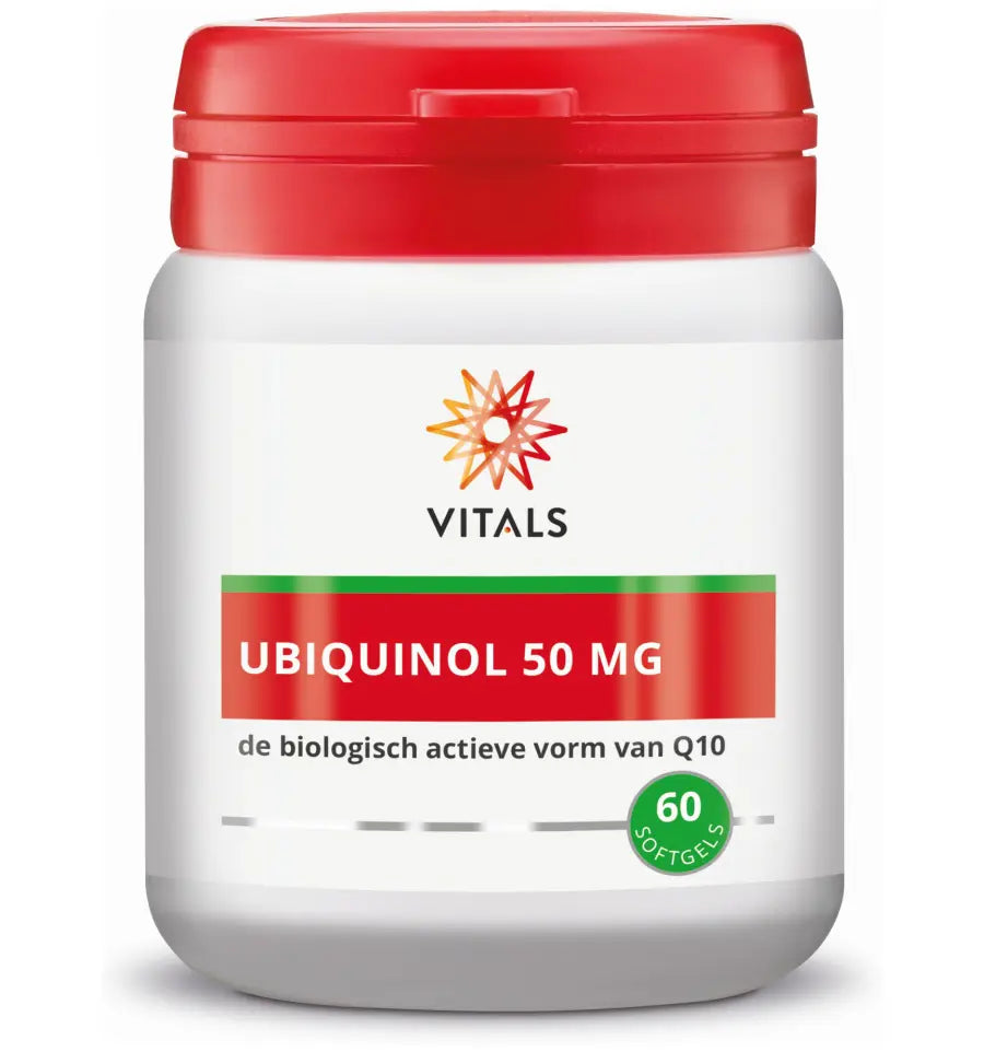 Vitals Ubiquinol 50 mg 60 softgels (afbeelding 1)