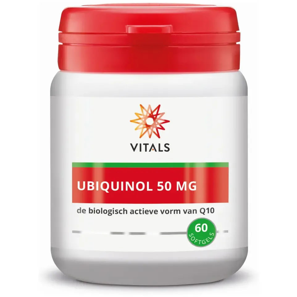 Vitals Ubiquinol 50 mg 60 softgels (afbeelding 1)