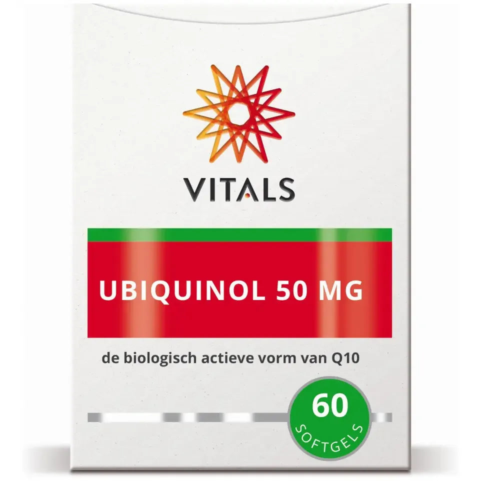 Vitals Ubiquinol 50 mg 60 softgels (afbeelding 3)