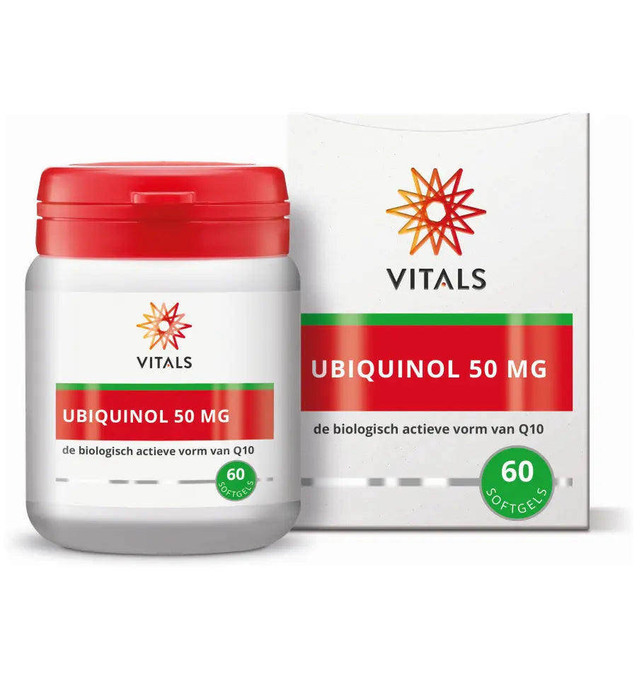 Vitals Ubiquinol 50 mg 60 softgels (afbeelding 2)