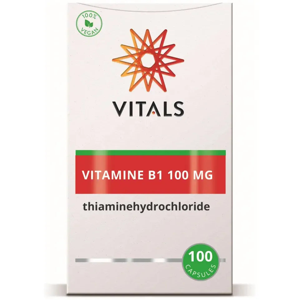 Vitals Vitamine B1 thiamine 100 mg 100 capsules