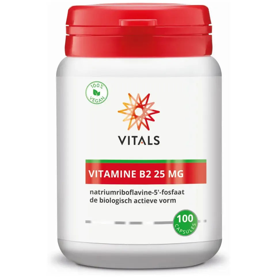 Vitals Vitamine B2 riboflavine 5 fosfaat 100 capsules