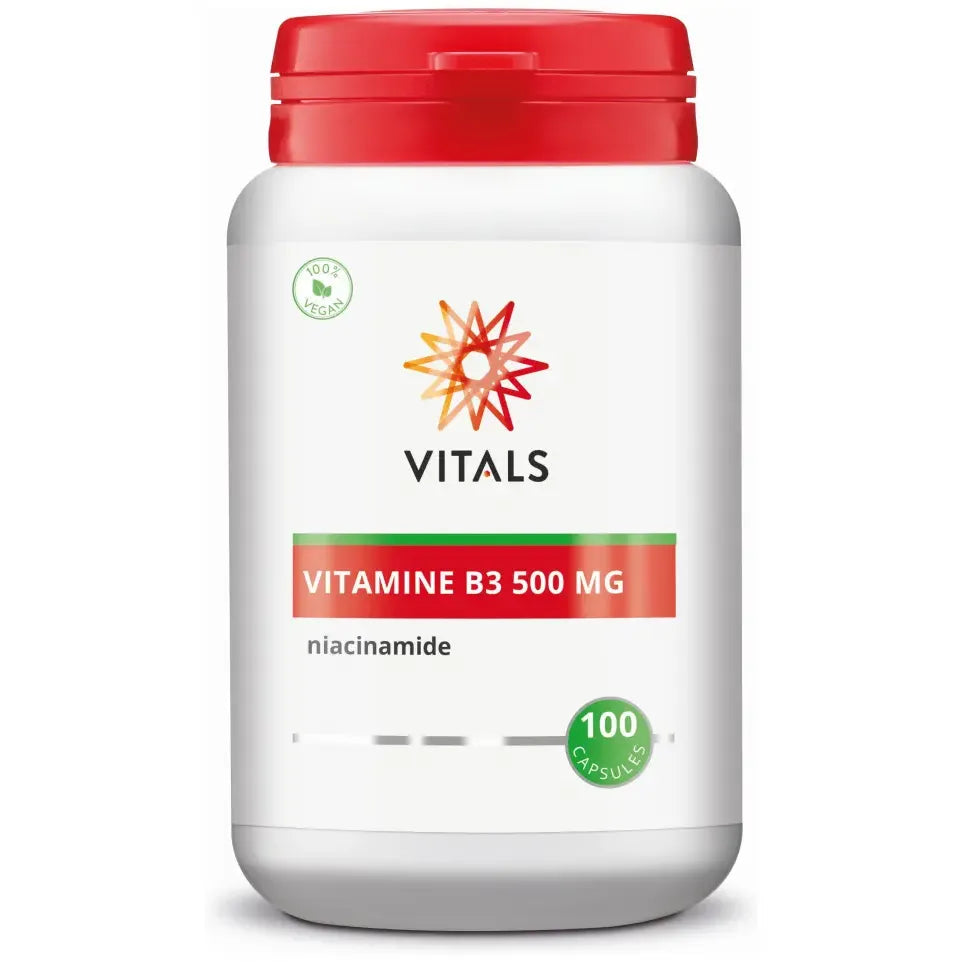 Vitals Vitamine B3 niacinamide 500 mg 100 capsules