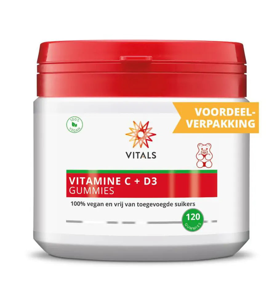 Vitals Vitamine C + D3 120 gummies