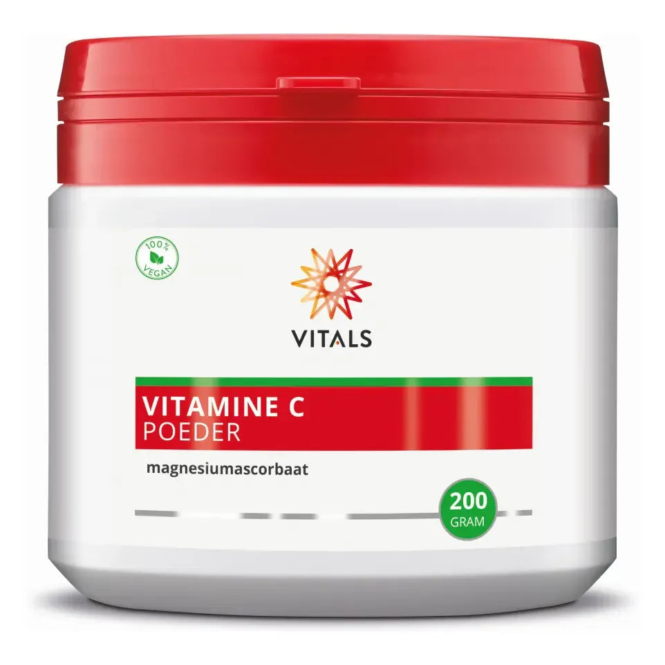 Vitals Vitamine C poeder magnesiumascorbaat 200 gram