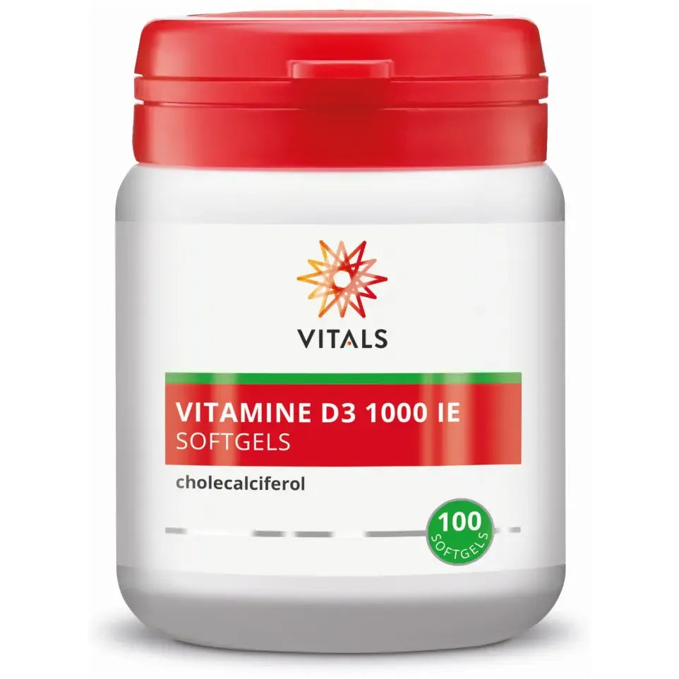Vitals Vitamine D3 25 mcg 100 softgels