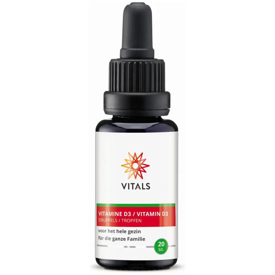 Vitals Vitamine D3 druppels 20 ml