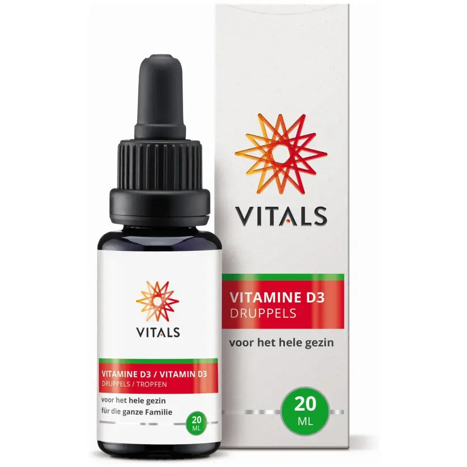 Vitals Vitamine D3 druppels 20 ml