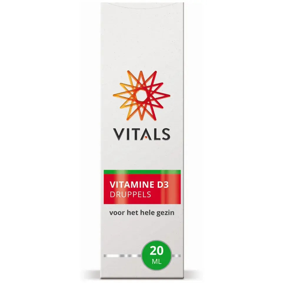 Vitals Vitamine D3 druppels 20 ml