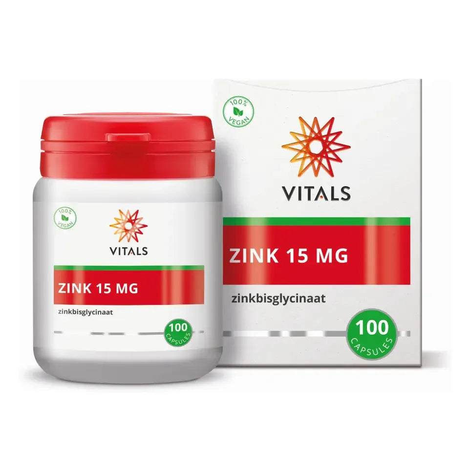 Vitals Zink 15 mg 100 capsules