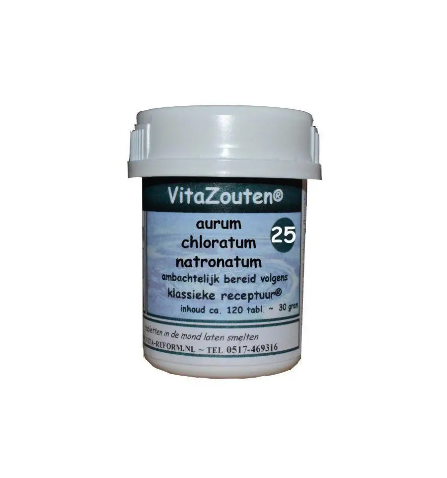 Vitazouten Aurum chlor. natronatum VitaZout Nr. 25 120 tabletten