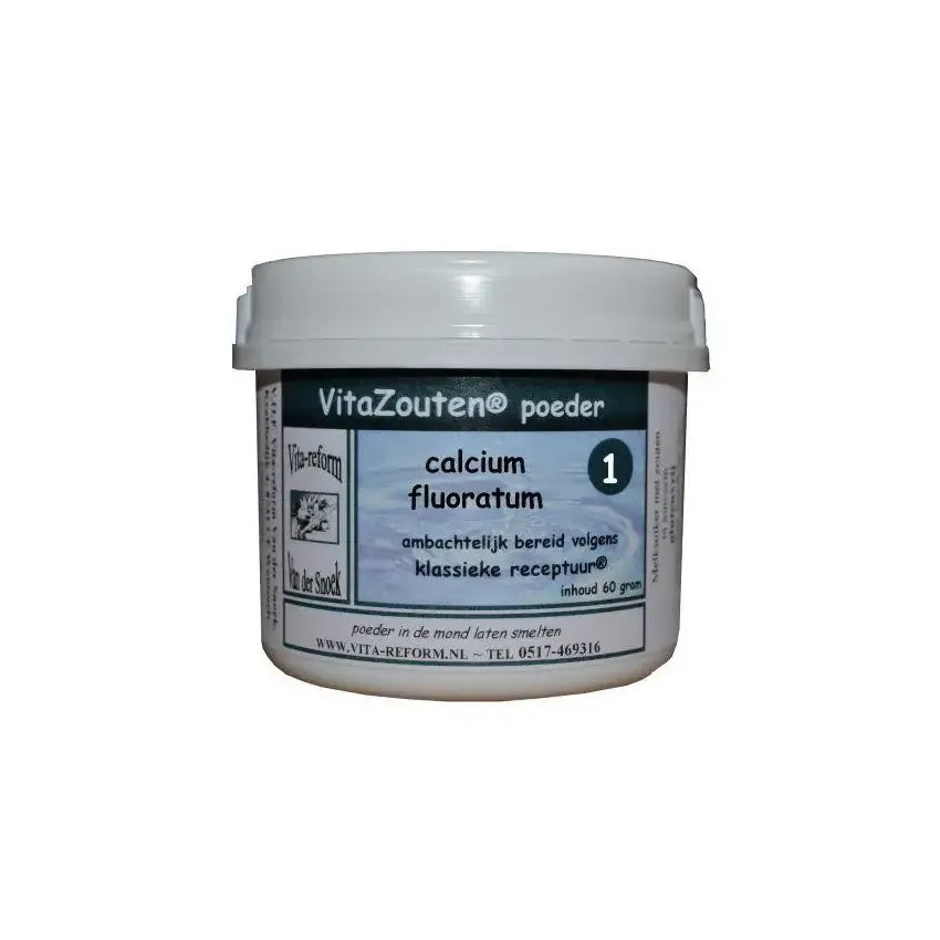 Vitazouten Calcium fluoratum poeder Nr. 01 60 gram