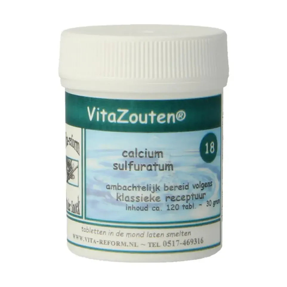Vitazouten Calcium sulfuratum VitaZout Nr. 18 120 tabletten