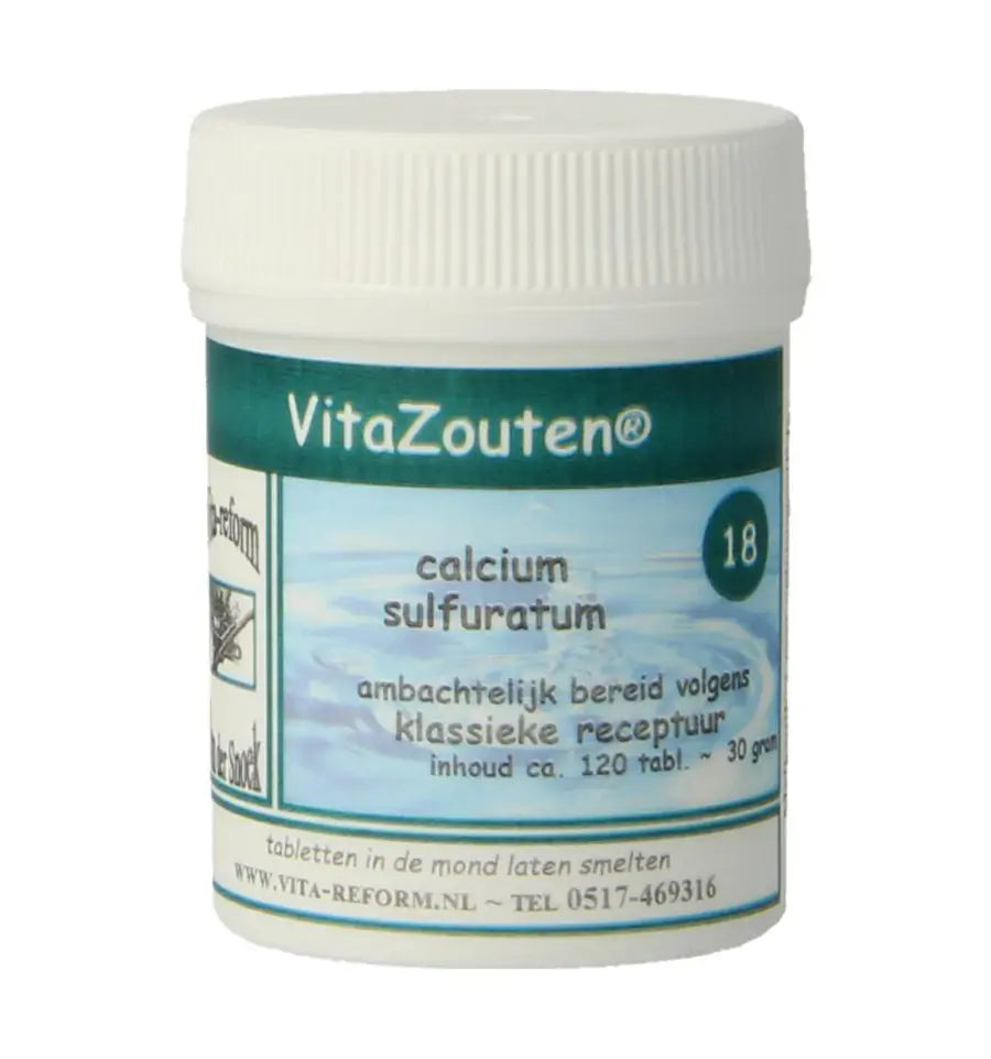 Vitazouten Calcium sulfuratum VitaZout Nr. 18 120 tabletten