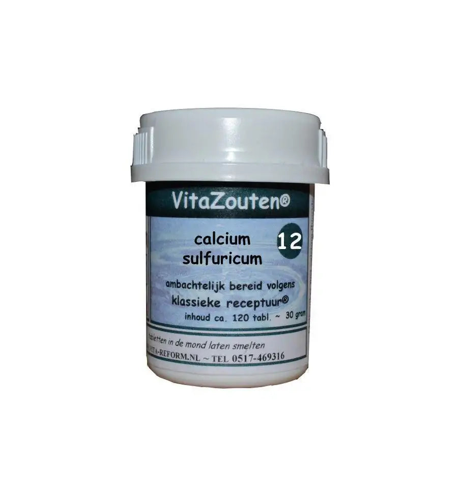 Vitazouten Calcium sulfuricum VitaZout Nr. 12 120 tabletten