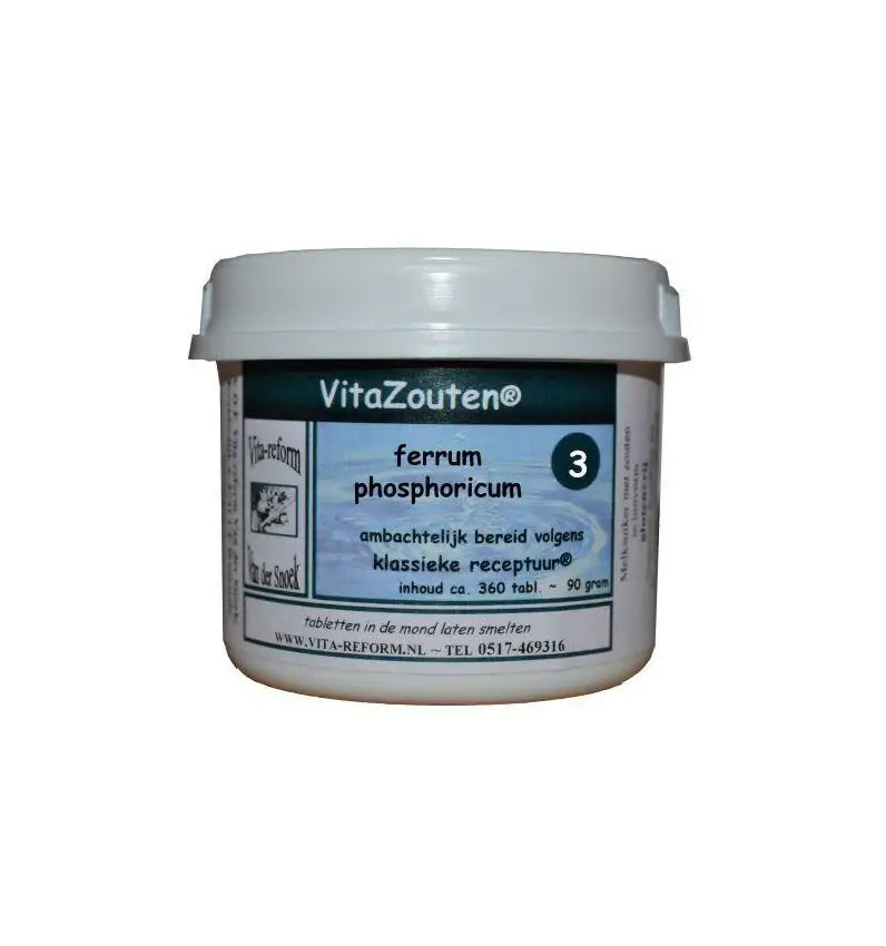 Vitazouten Ferrum phosphoricum VitaZout Nr. 03 360 tabletten