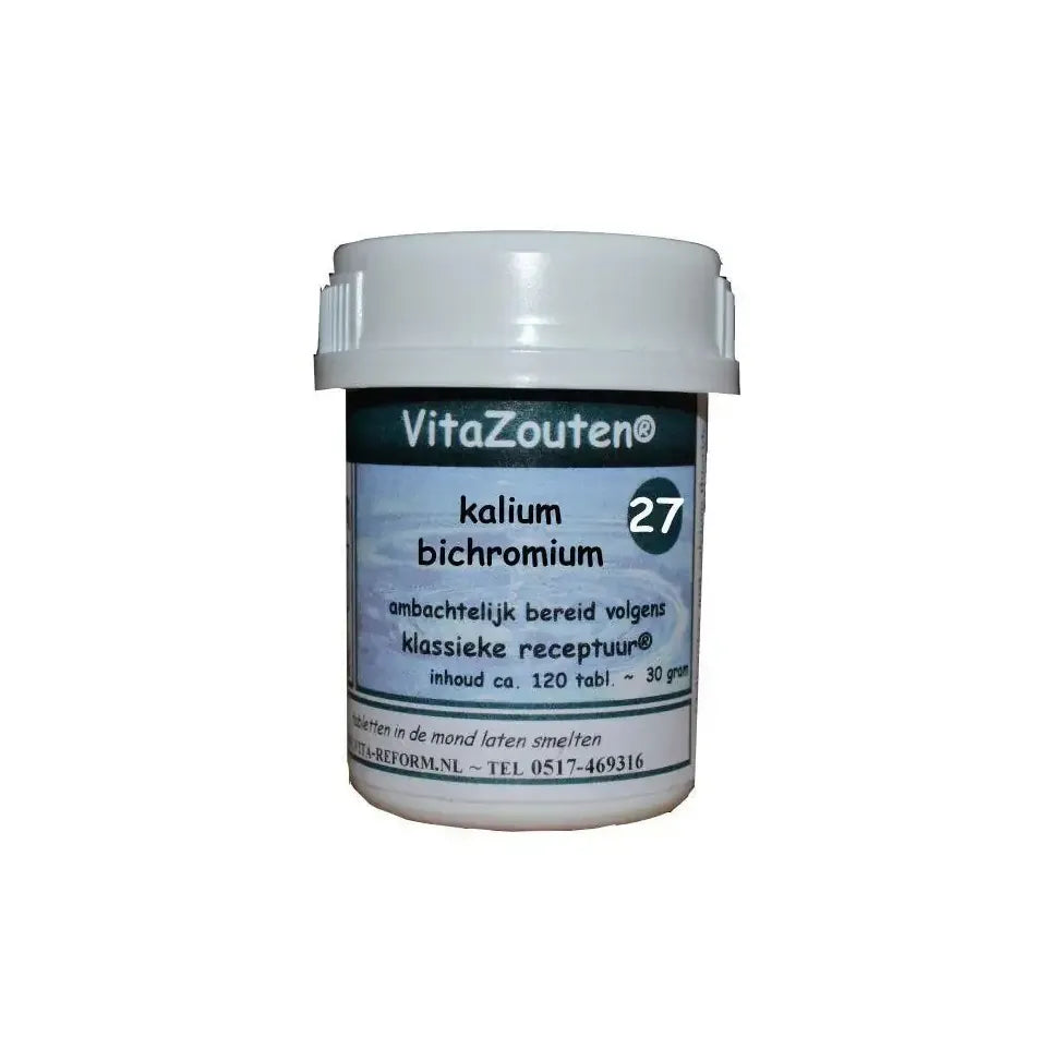 Vitazouten Kalium bichromicum VitaZout Nr. 27 120 tabletten