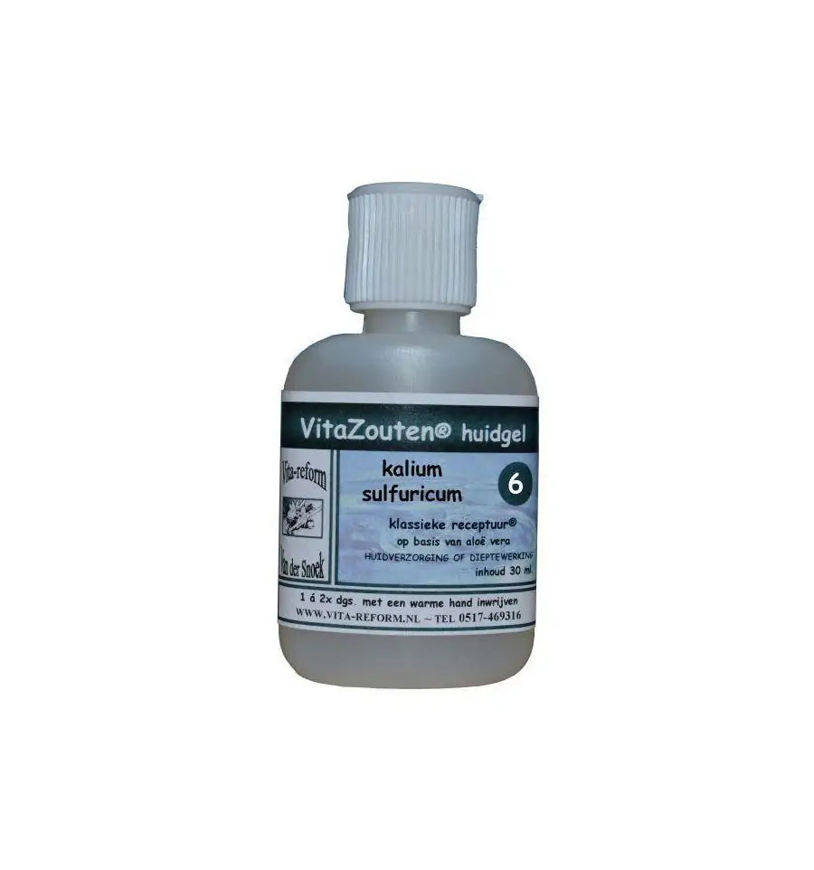 Vitazouten Kalium sulfuricum huidgel Nr. 06 30 ml