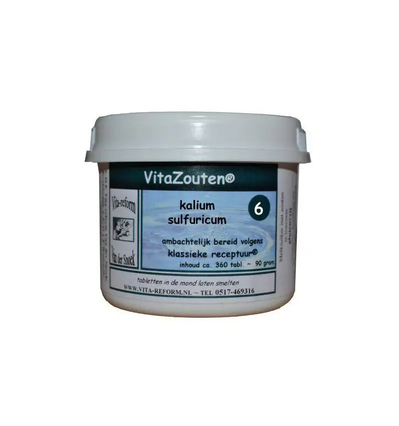 Vitazouten Kalium sulfuricum VitaZout Nr. 06 360 tabletten