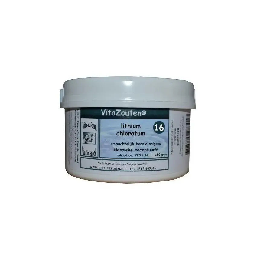 Vitazouten Lithium chloratum VitaZout Nr. 16 720 tabletten