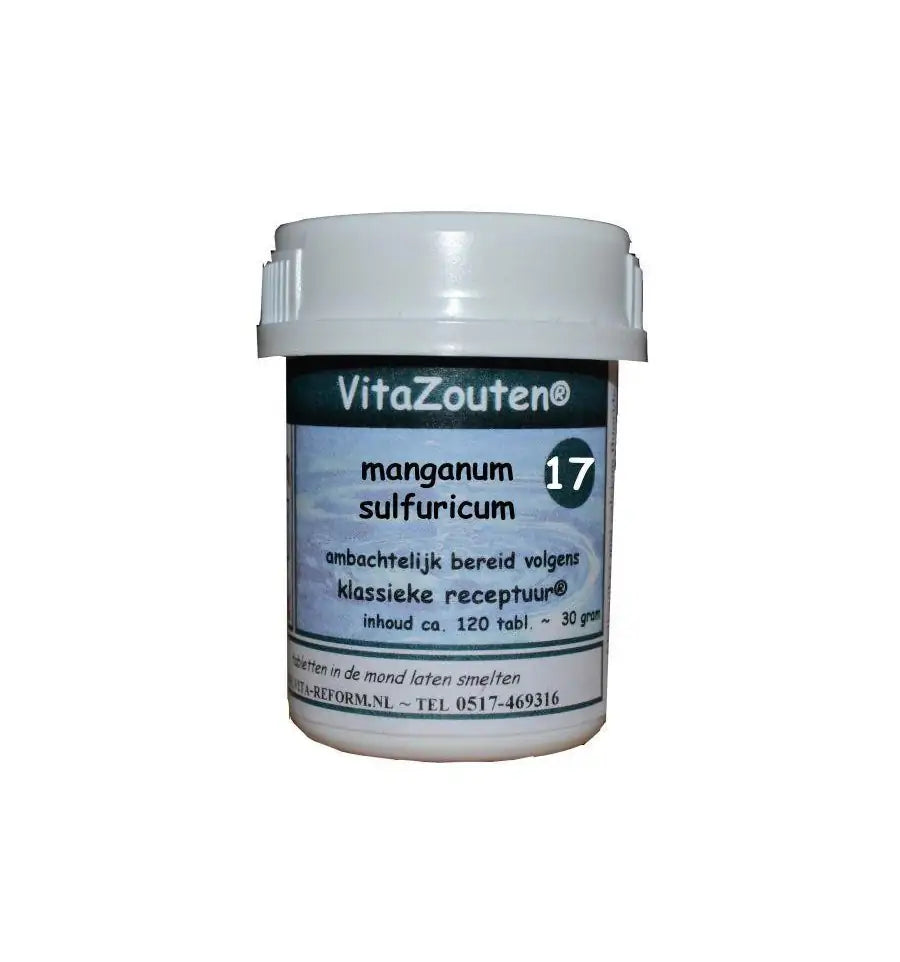 Vitazouten Manganum sulfuricum VitaZout Nr. 17 120 tabletten