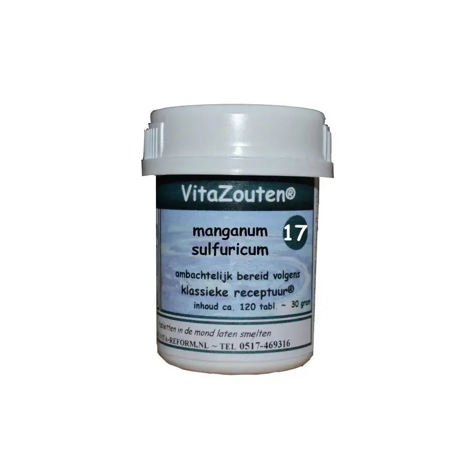 Vitazouten Manganum sulfuricum VitaZout Nr. 17 120 tabletten
