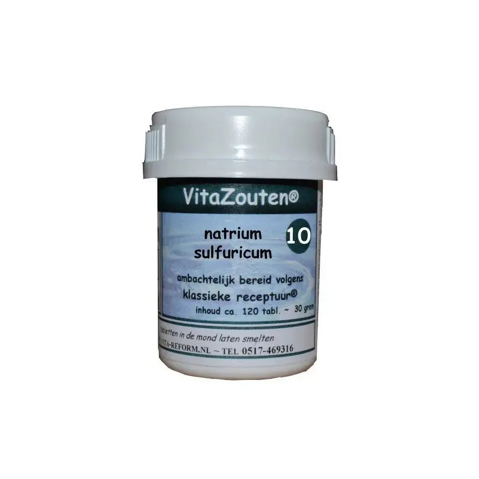 Vitazouten Natrium sulfuricum VitaZout Nr. 10 120 tabletten