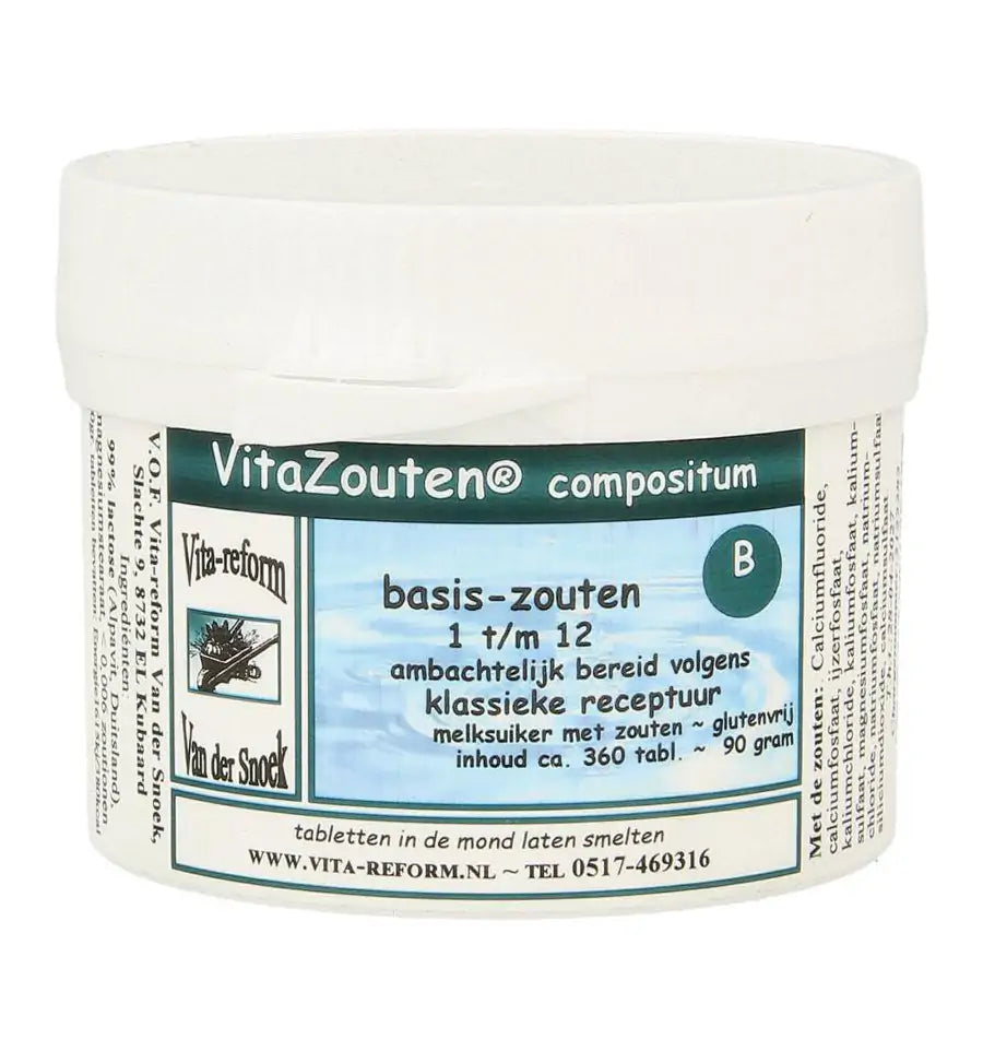 Vitazouten compositum basis 1t/m12 360 tabletten