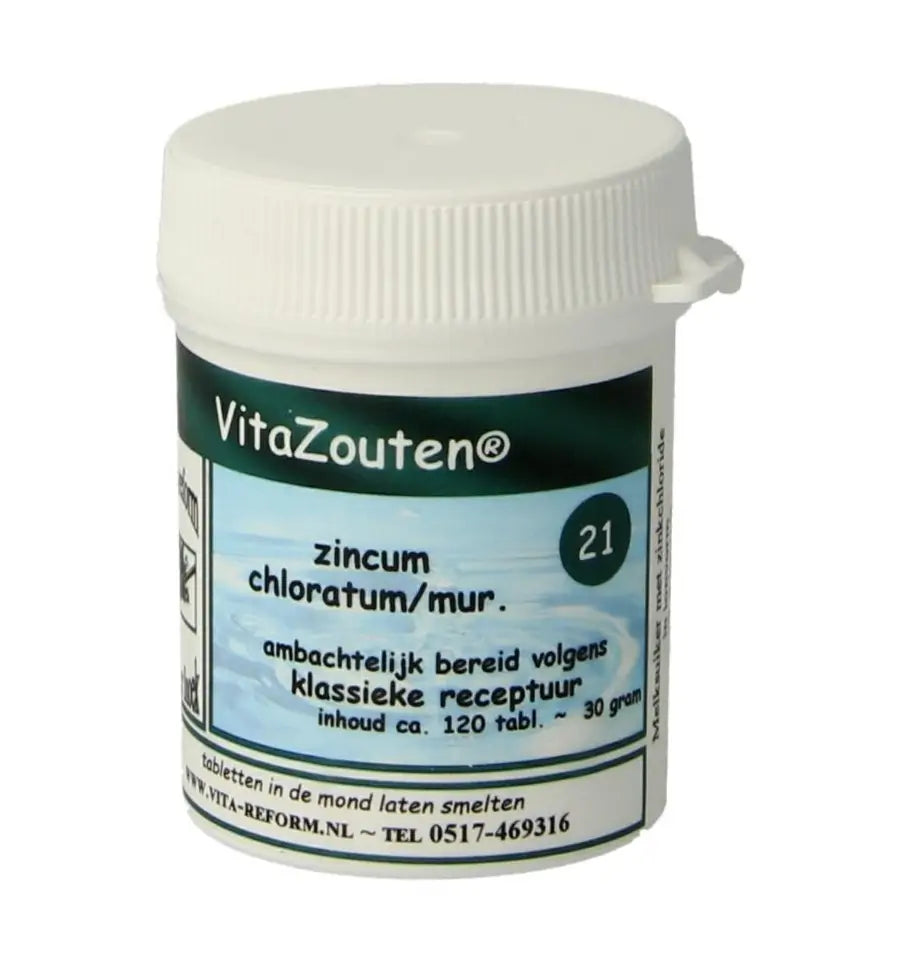 Vitazouten Zincum muriaticum VitaZout Nr. 21 120 tabletten
