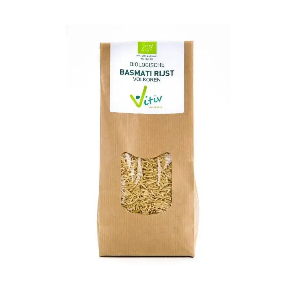 Vitiv Basmati rijst volkoren 500 gram