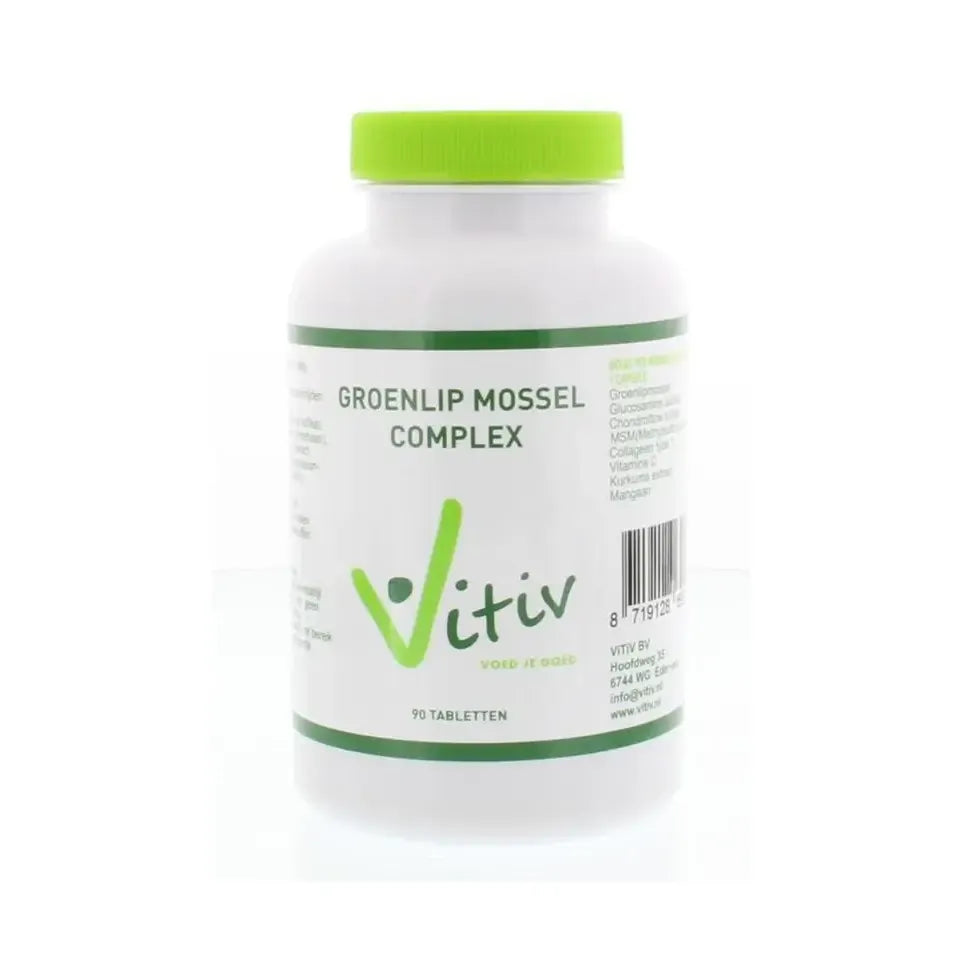 Vitiv Groenlipmossel complex 90 tabletten