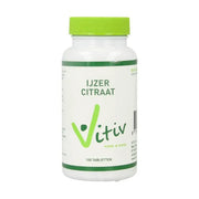 Vitiv Ijzer citraat 100 tabletten