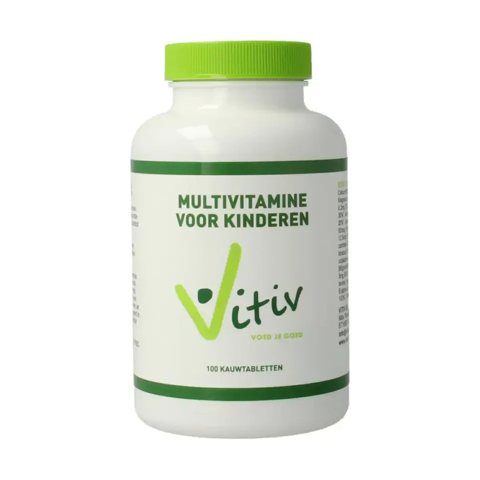 Vitiv Kinder multivitamine 100 kauwtabletten